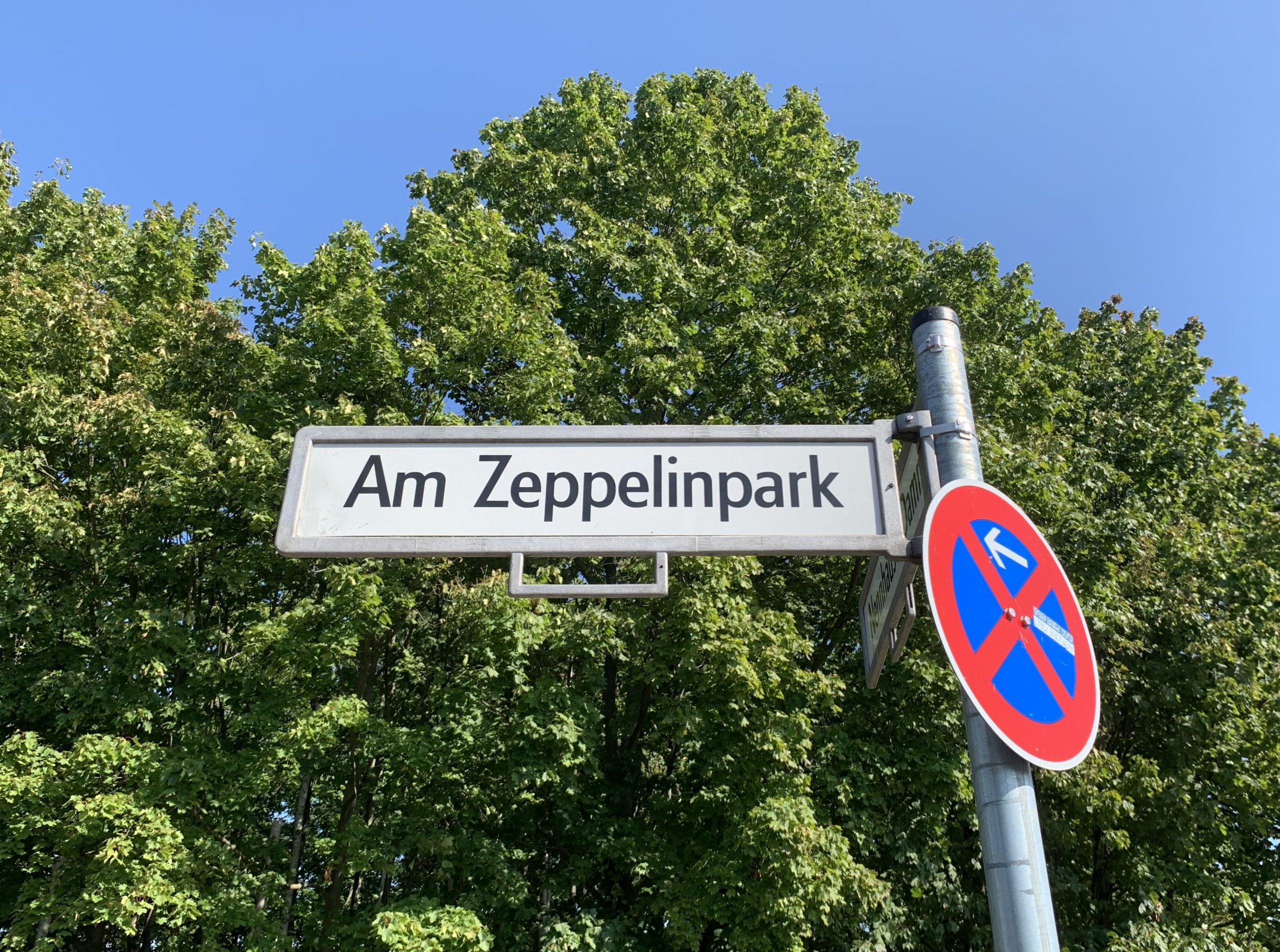 Abschlussphase der Bauarbeiten Am Zeppelinpark