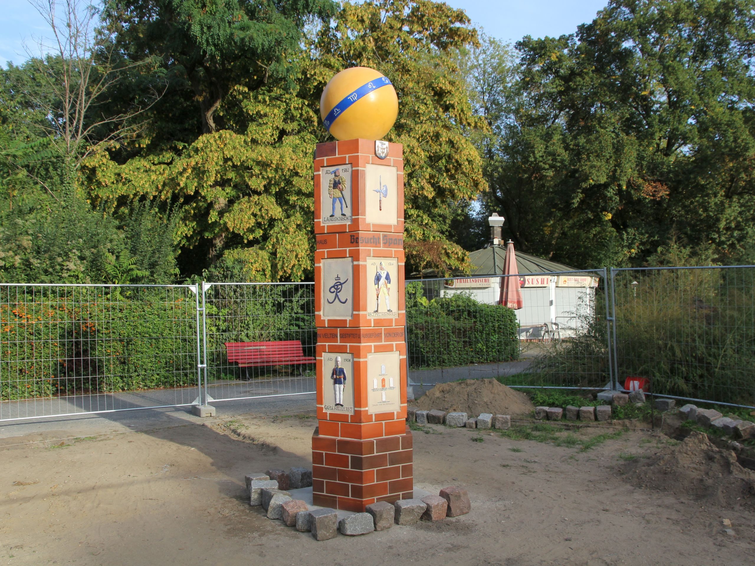 Keramiksäule Grimnitzseepark